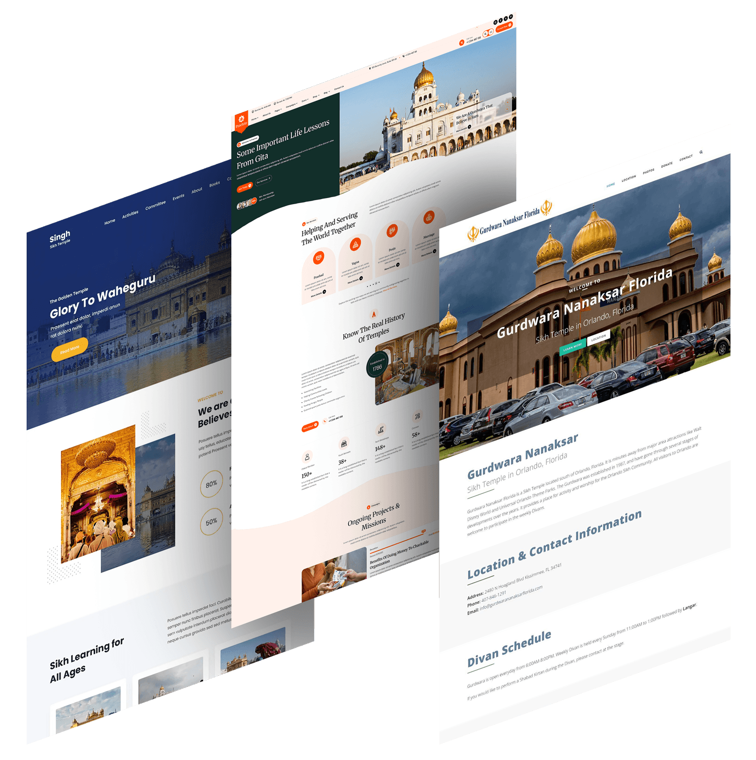 Masjid & Islamic Center Websites