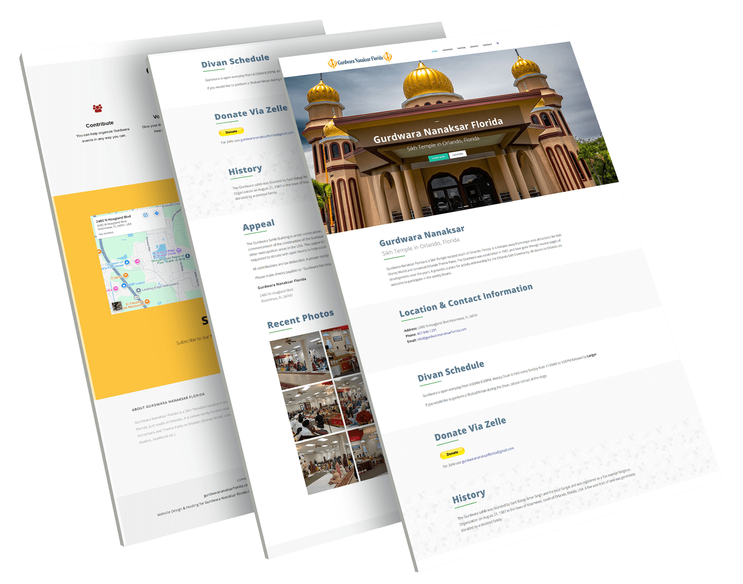 Gurdwara Websites